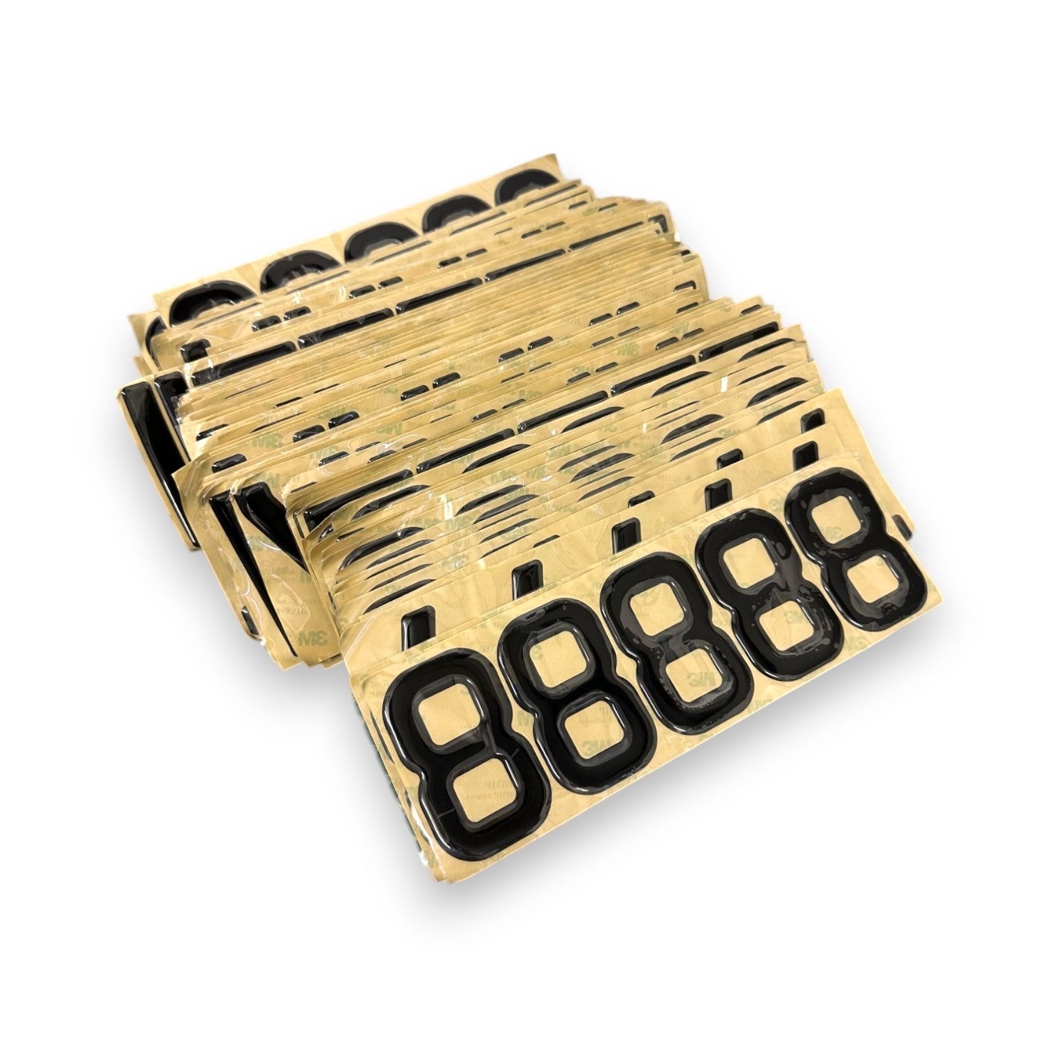 3D Gel Number Plate Digits (Pack of 350)