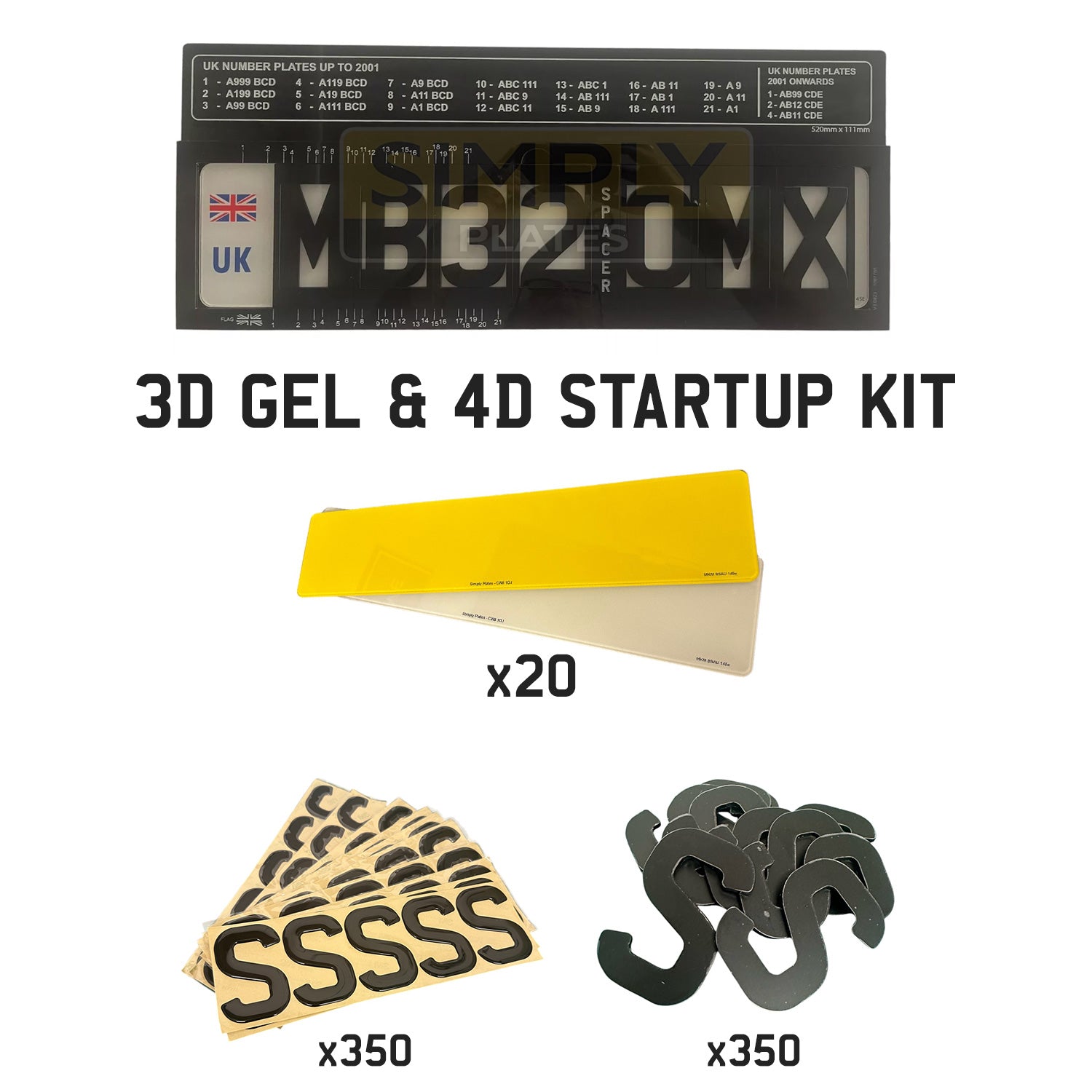 3D/4D Printing Number Plate Business Startup Package