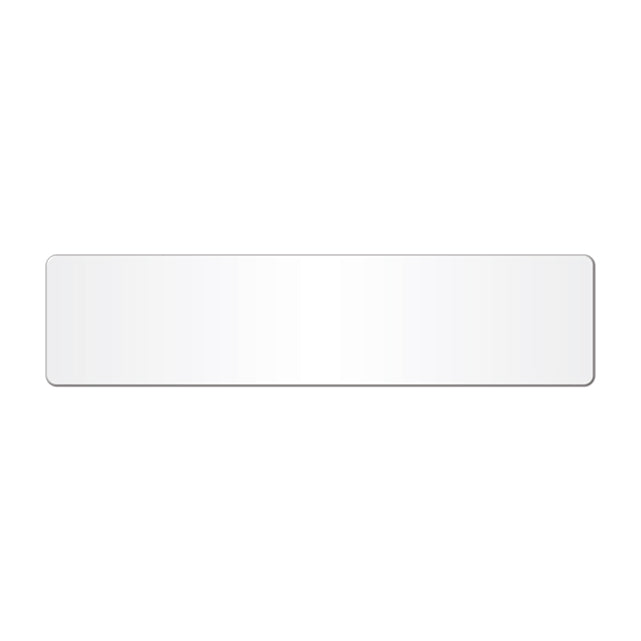 Oversize 533x152mm Car Acrylic Oblong Number Plates (Box of 20)